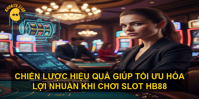 Chiến lược hiệu quả gi&uacute;p tối ưu h&oacute;a lợi nhuận khi chơi Slot HB88